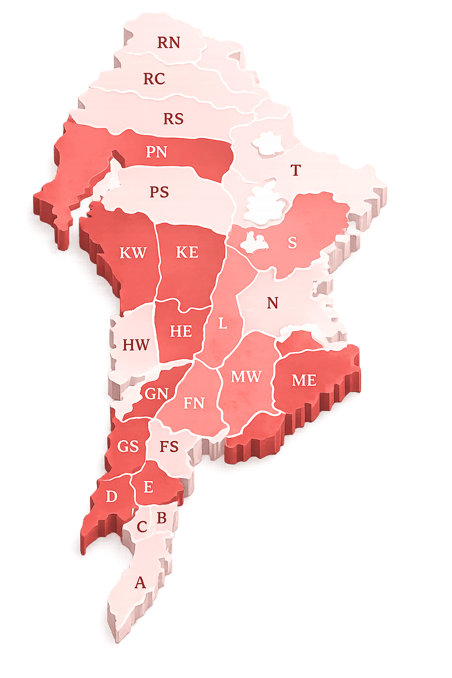 Map of Mumbai showing localities where CY Corp has live approvals